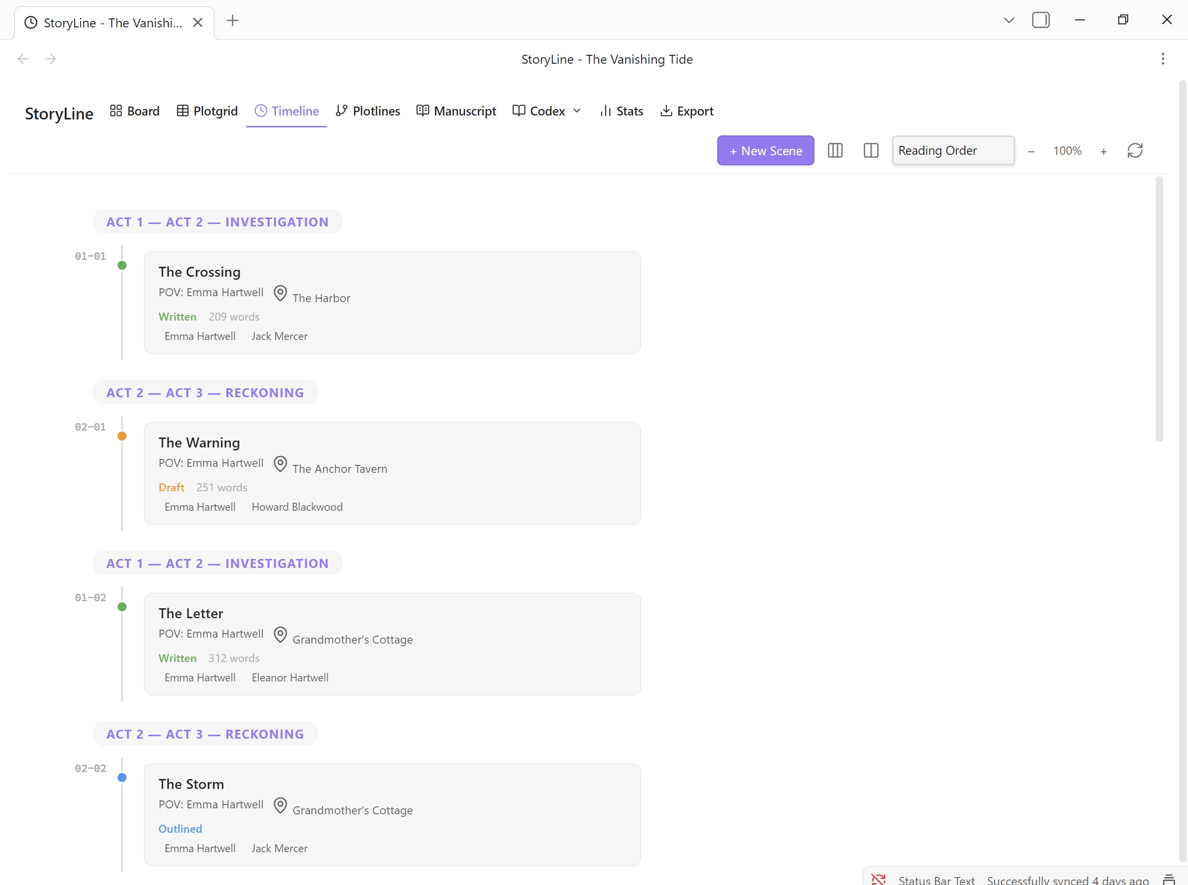 Timeline View — Overview