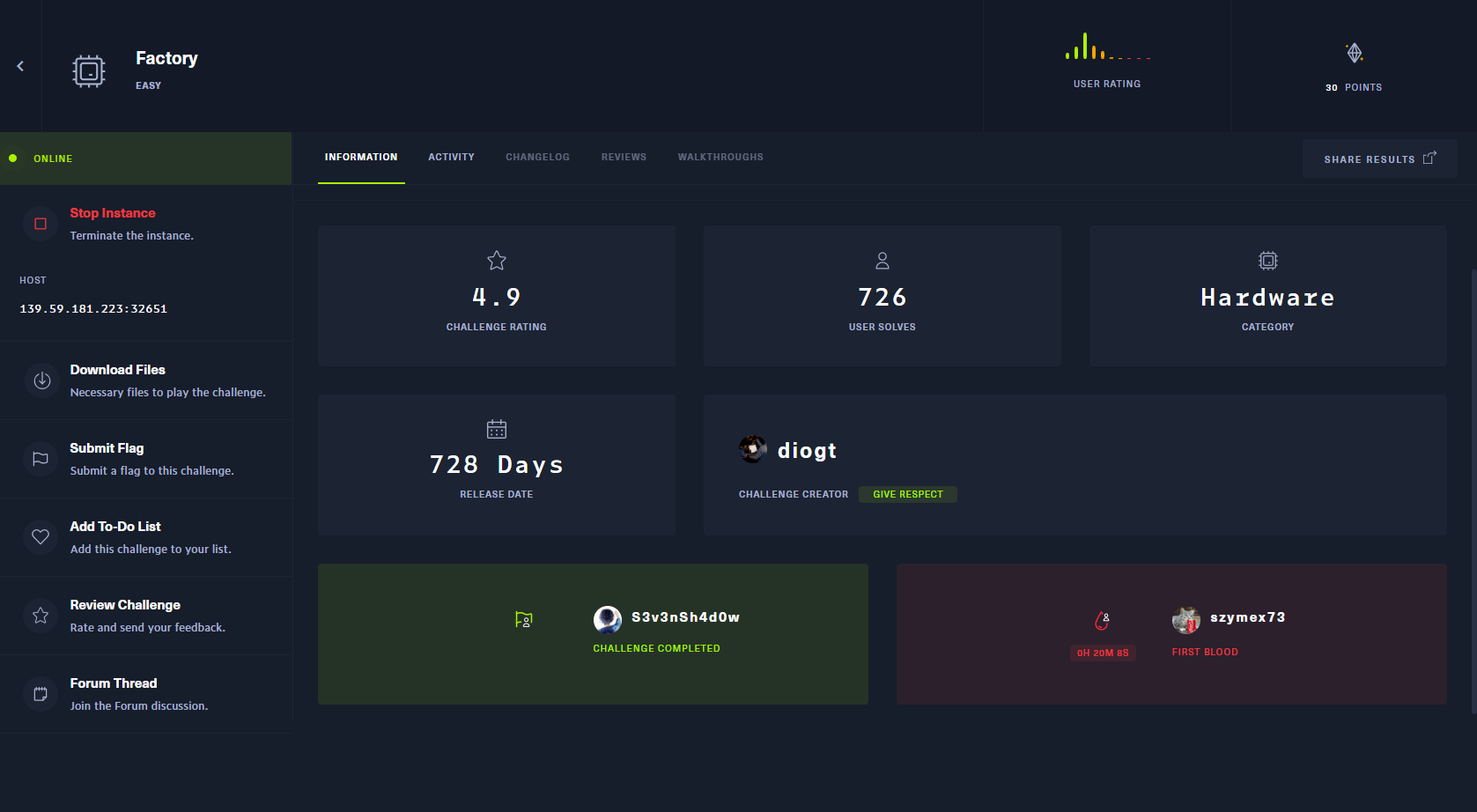 HackTheBox Factory WriteUp