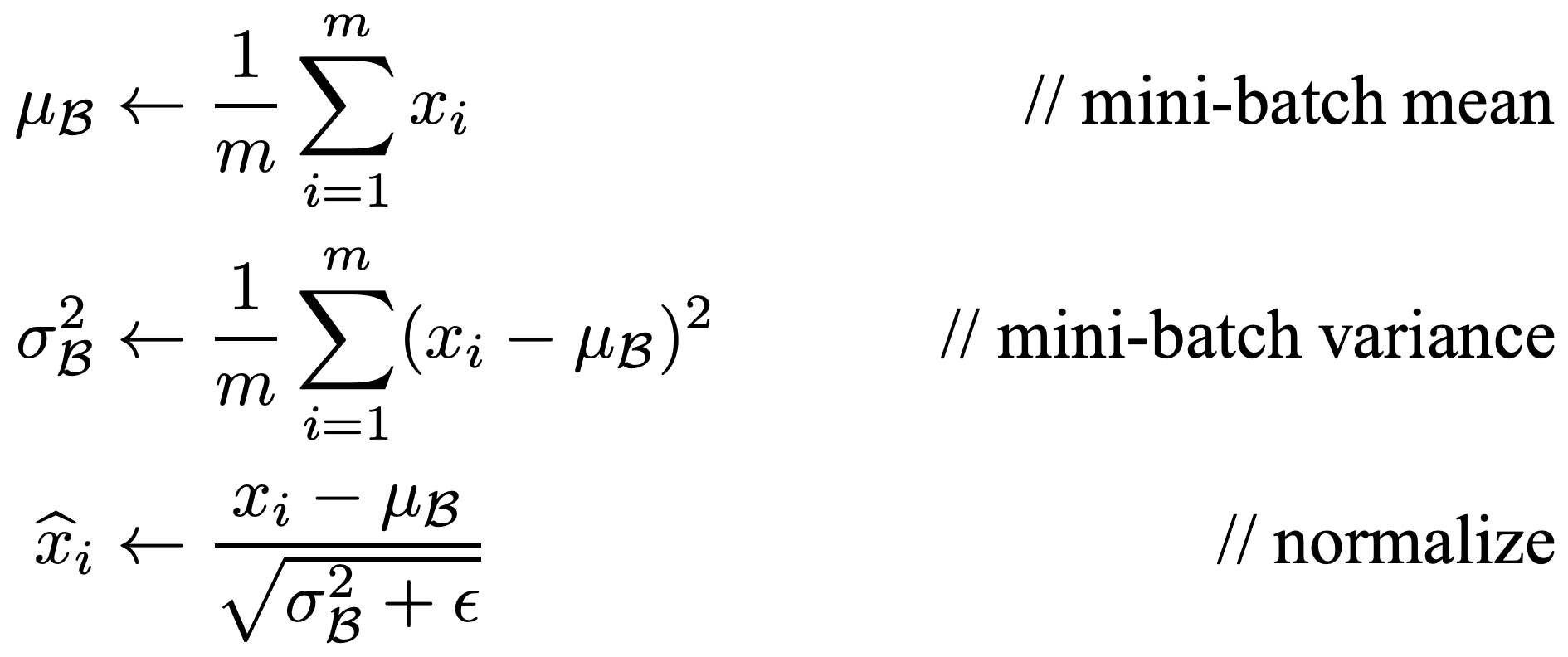 forward propagation equations