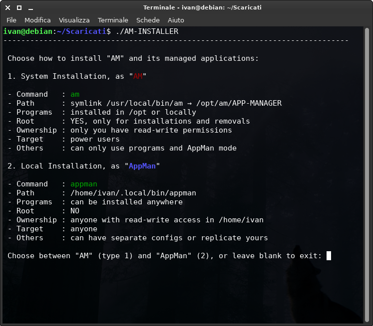 installer