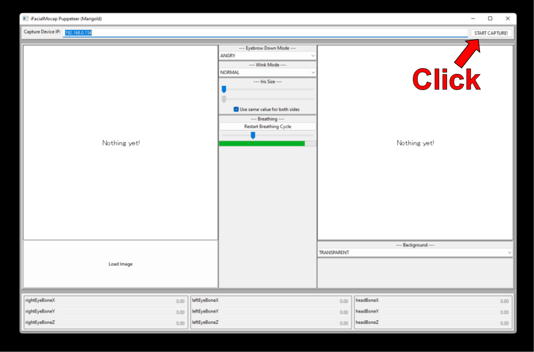 点击“START CAPTURE!”按钮。 点击“START CAPTURE!”按钮。