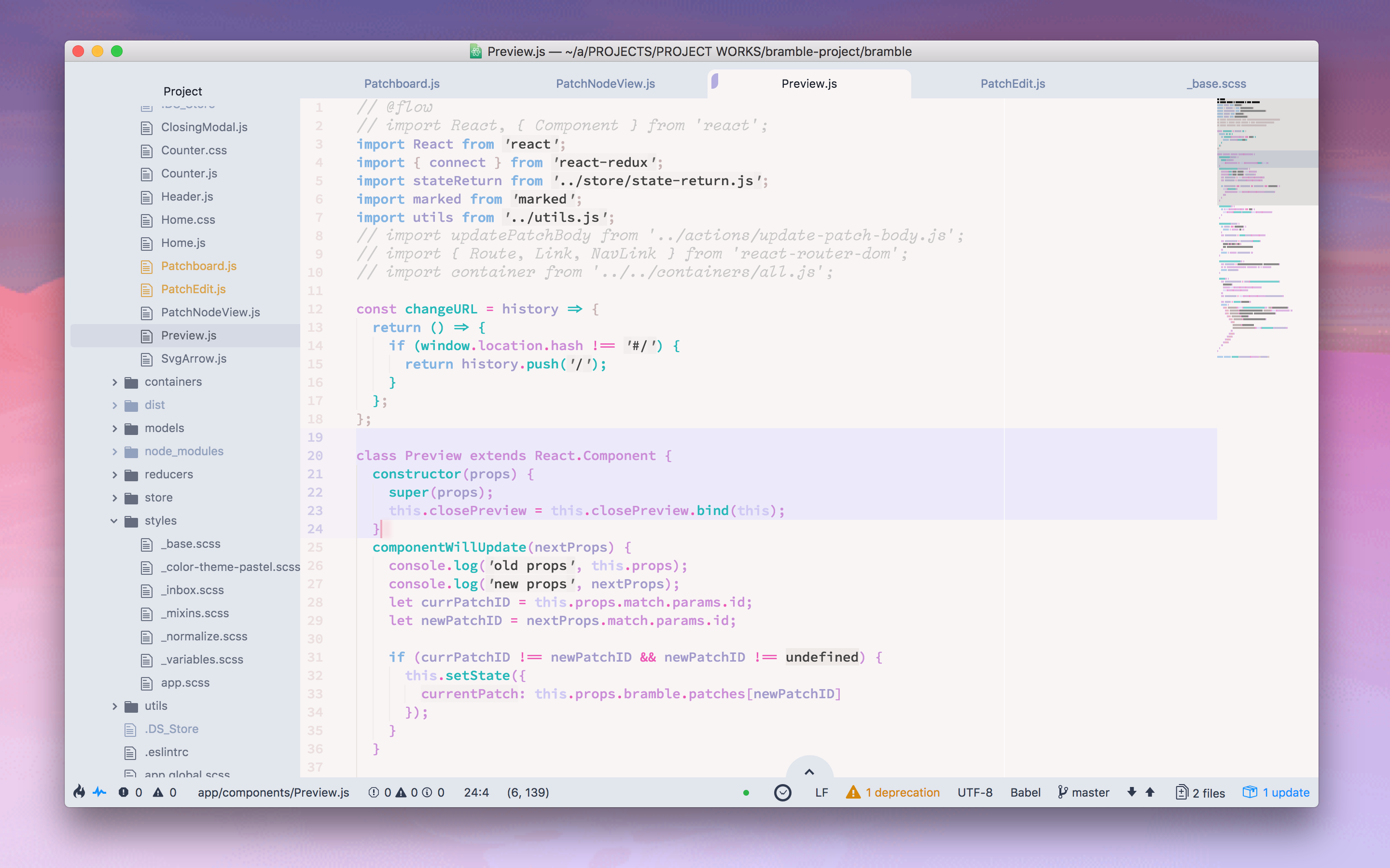 soft era syntax theme screenshot