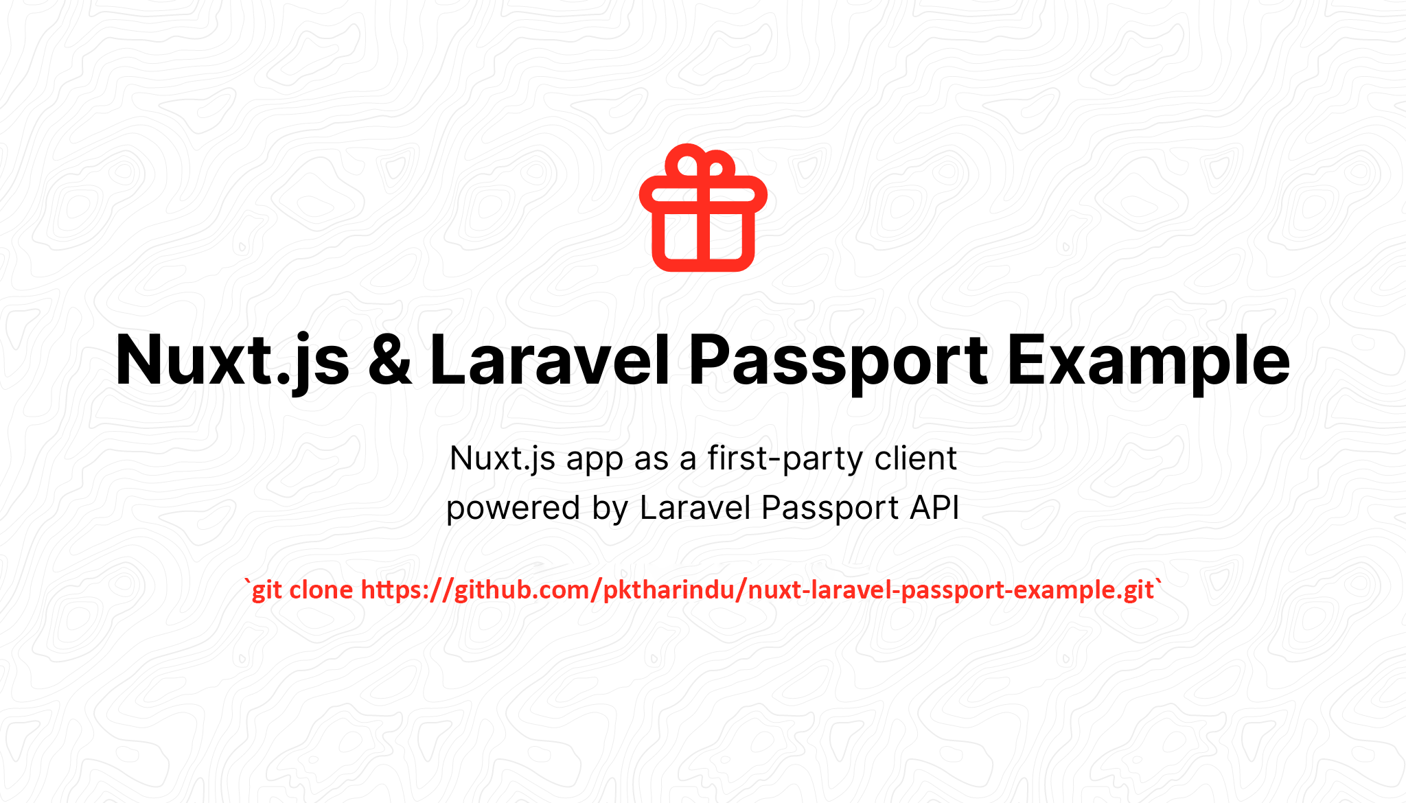 Nuxt & Laravel Passport Example cover