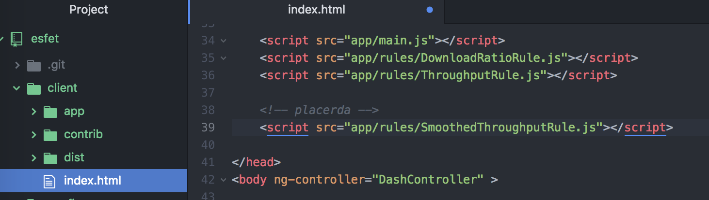 Setting adaptation rule