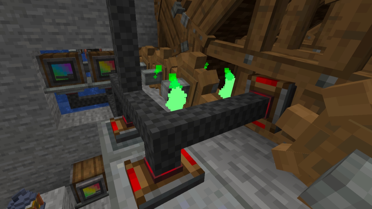 Wiring ComputerCraft modems to the wheels and gauges