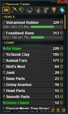 Plague's Resource Tracker