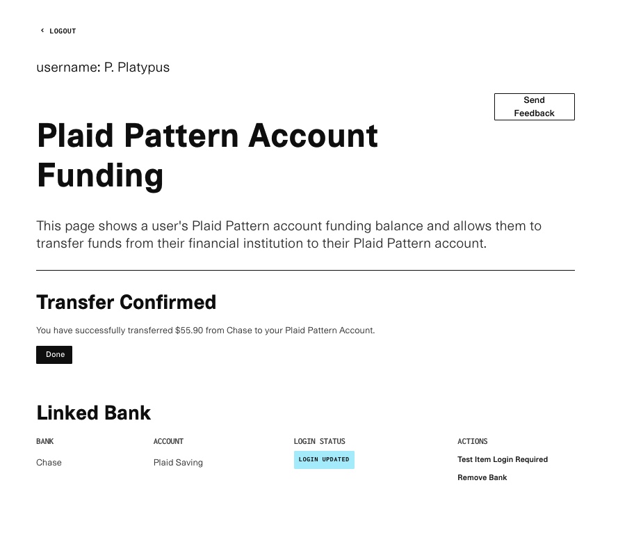 Plaid Pattern client