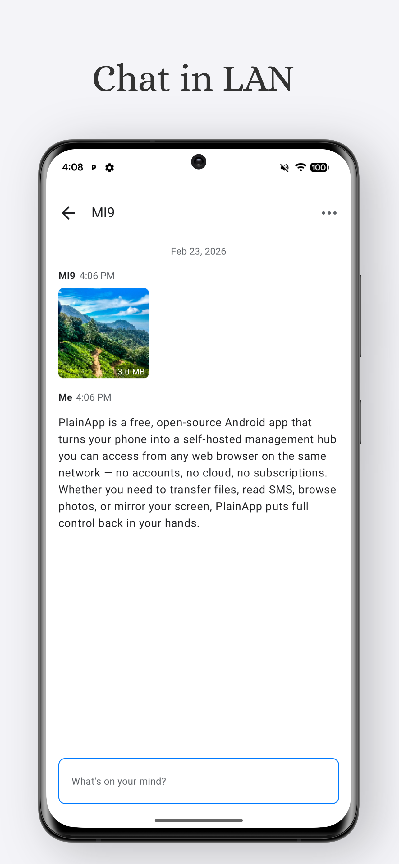 Screenshot 3 of PlainApp — opens full size