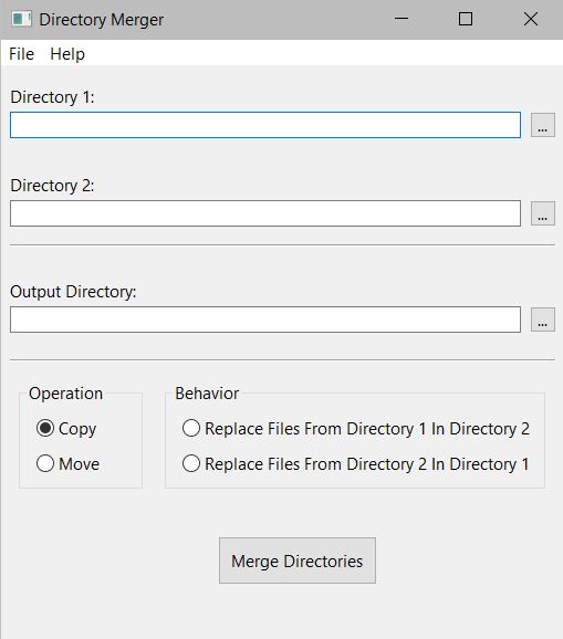 File Merge Directories GitHub - plainoldprogrammer/directory-merger: A desktop application ...