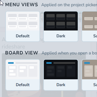 Theme picker