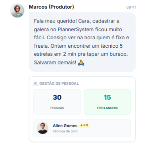 Depoimento Equipe 01