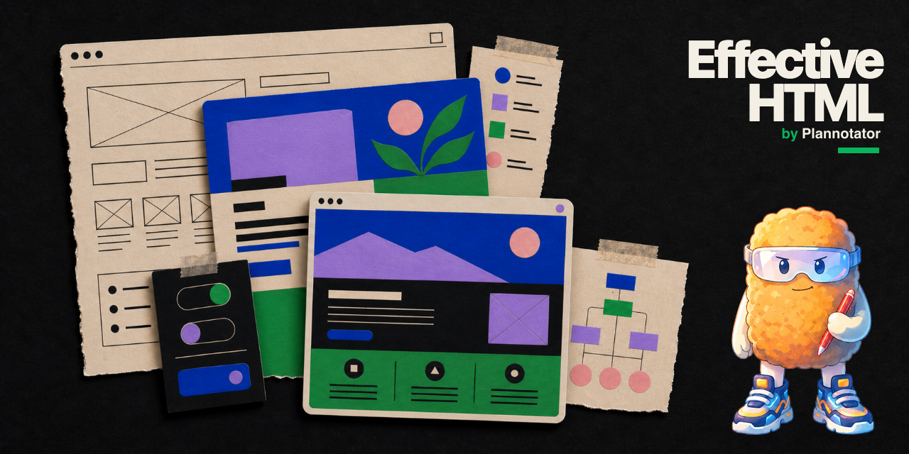 Effective HTML by Plannotator — HTML wireframes, mockups, prototypes, charts, and diagrams