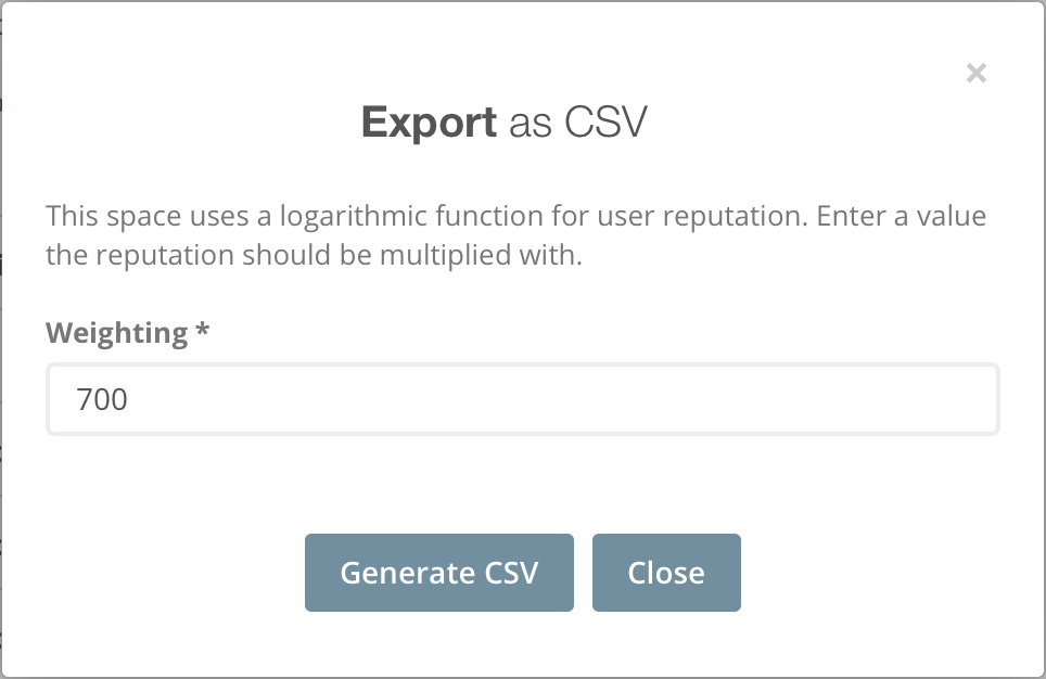 CsvExport