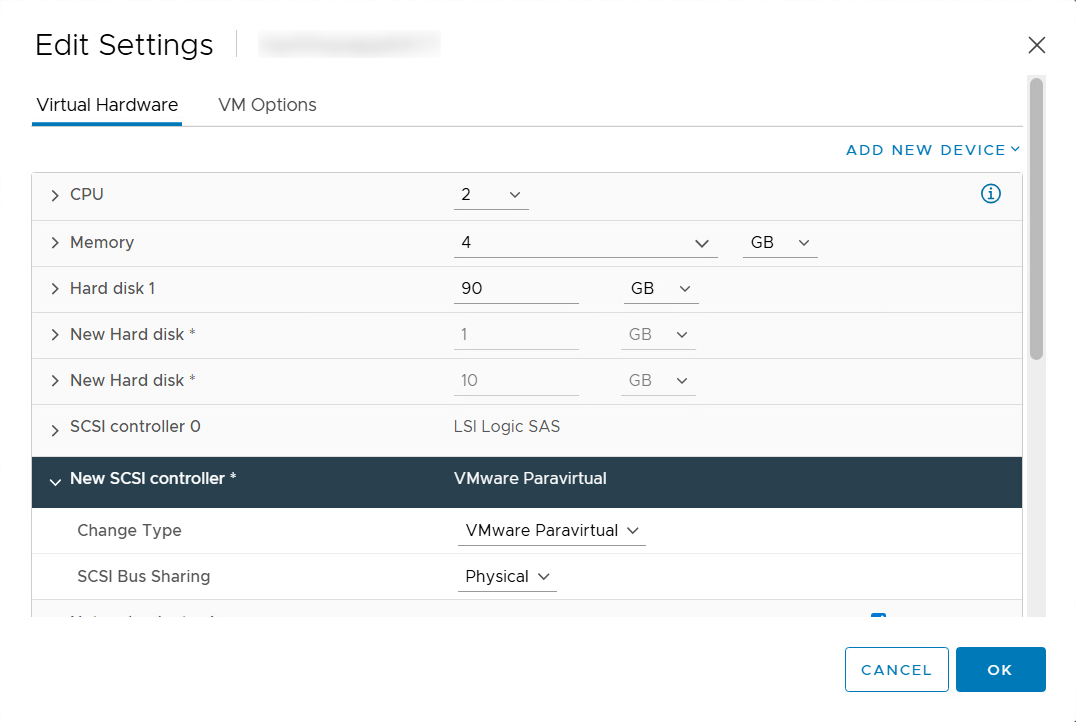 Re-attach RDM disk on failure