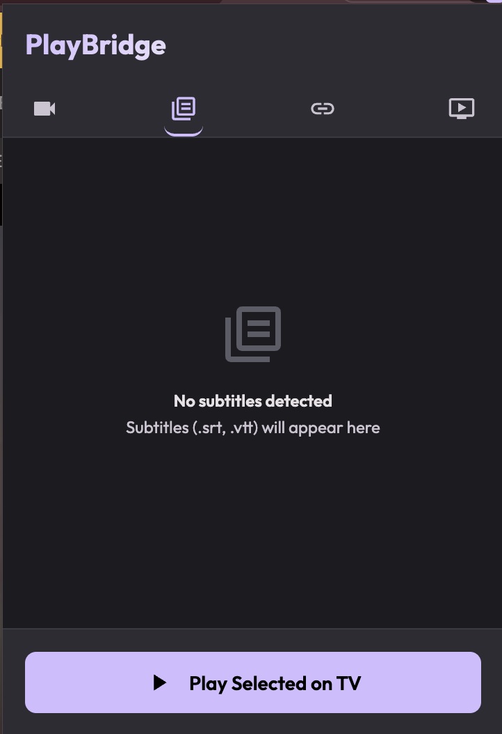 Subtitles detected