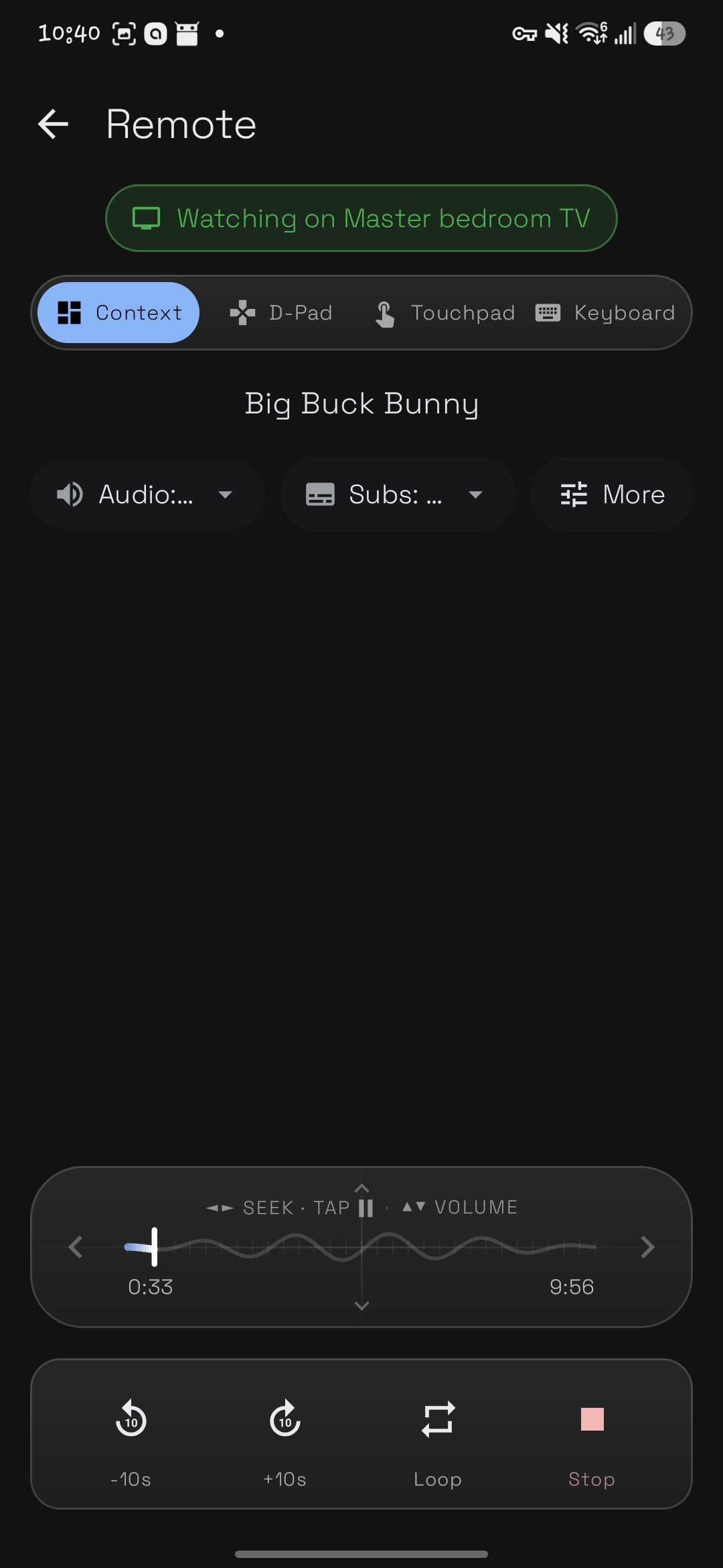 Context-aware remote