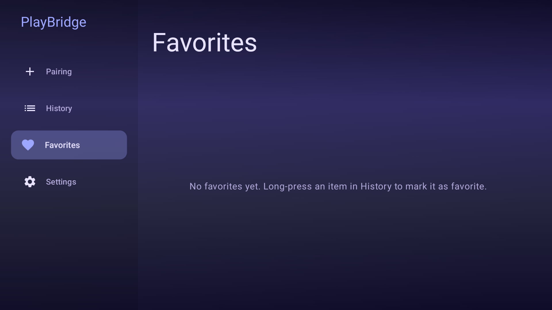 Android TV favorites