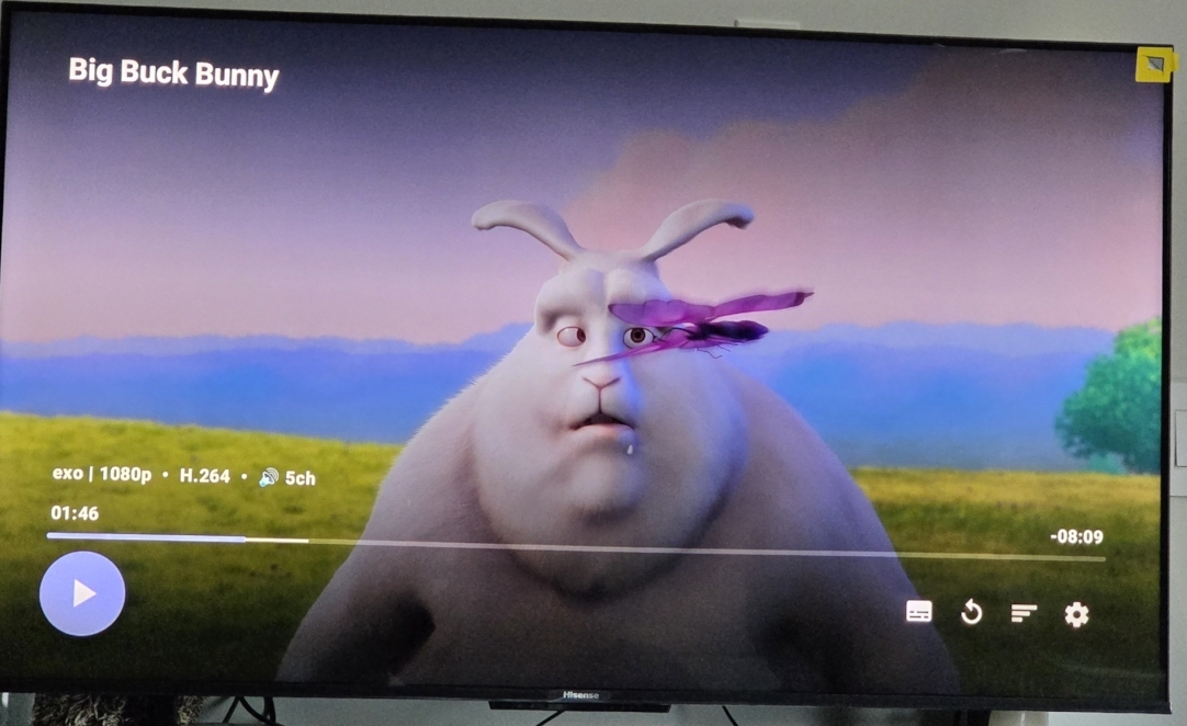 Android TV player and details