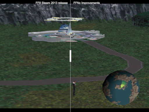 Final Fantasy VIII Worldmap graphical patches