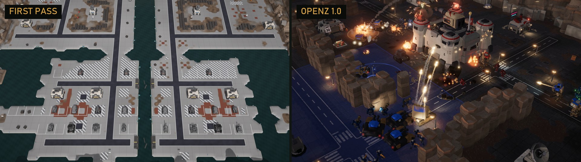 Car Park level: first pass next to OpenZ 1.0