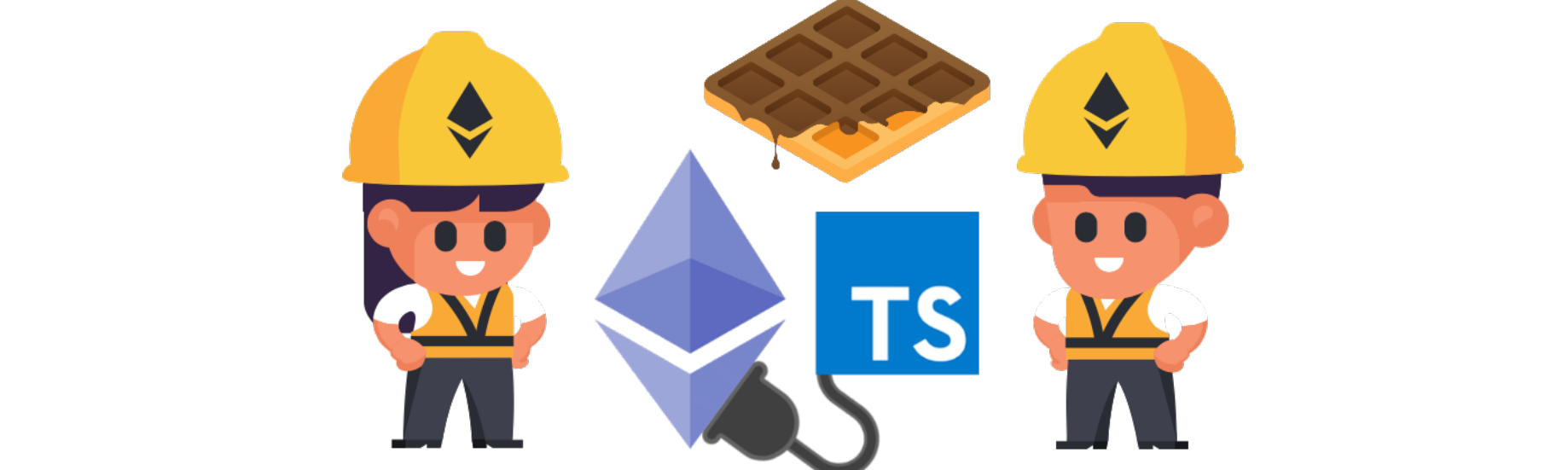 Solidity Hardhat Typescript Waffle Graphic