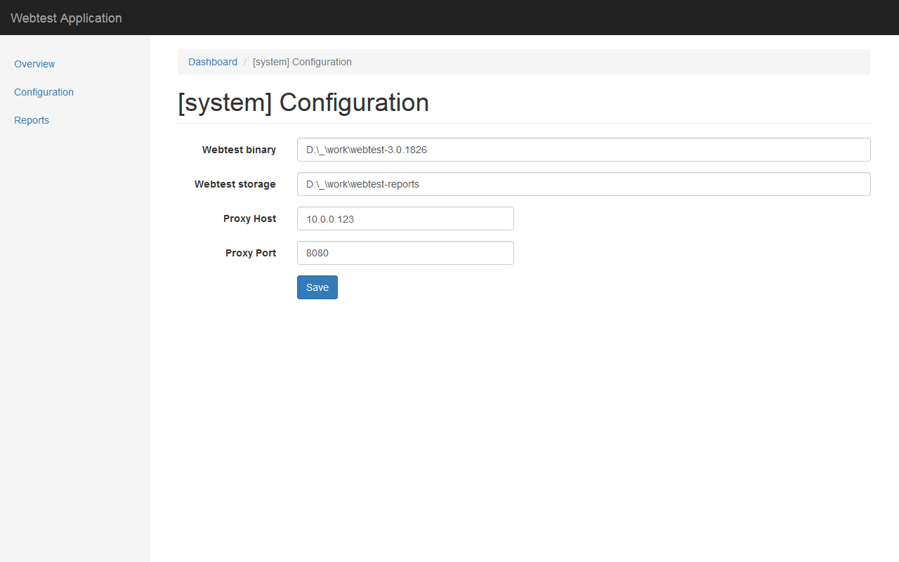 configuration