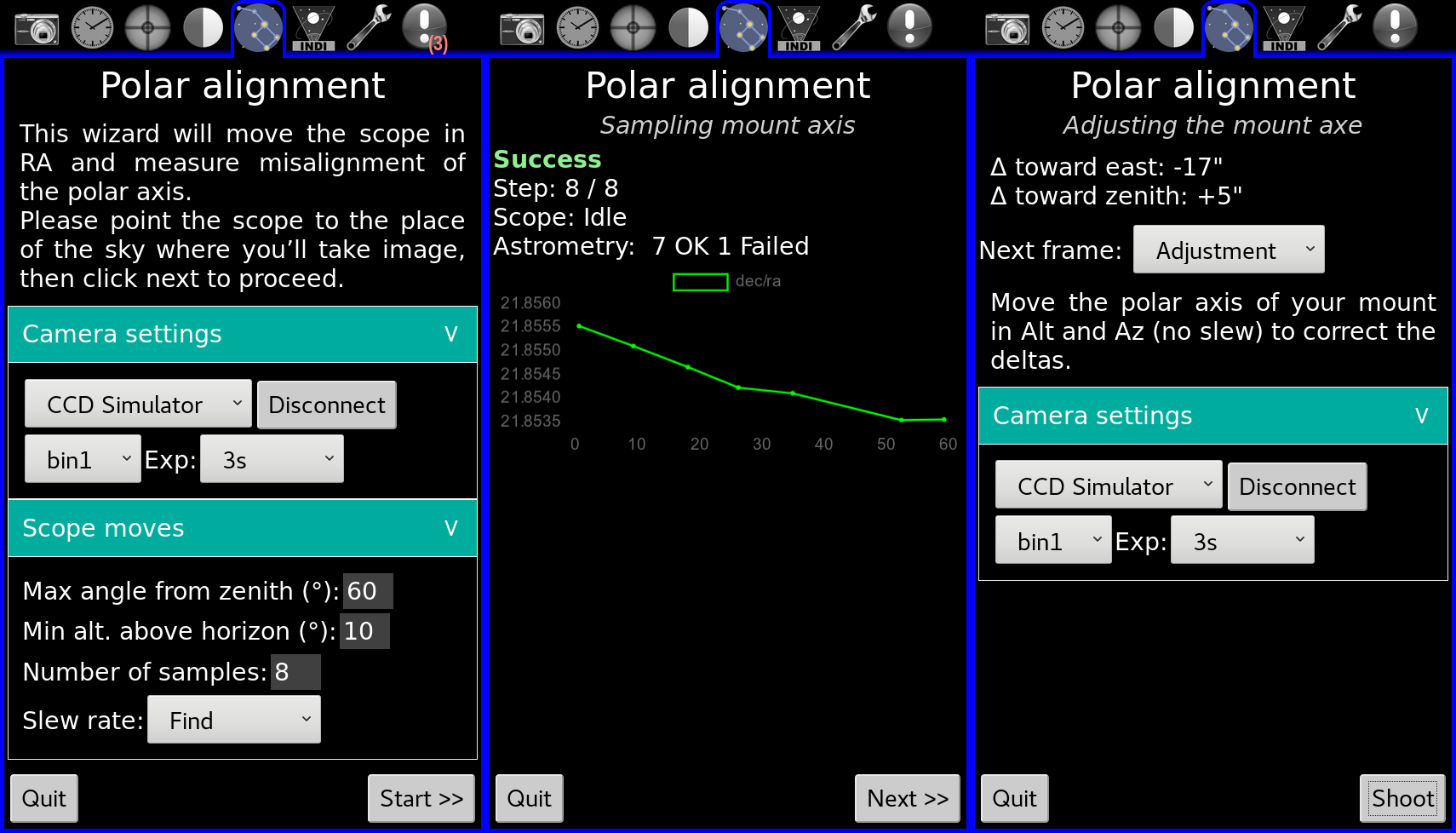 Polar Align UI