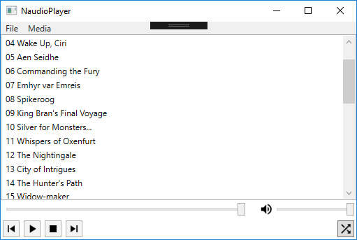 Our finalized media player