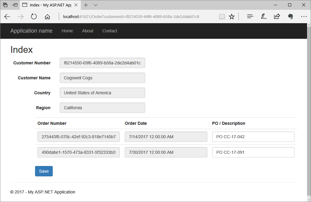 BlipBinding Order/Index view