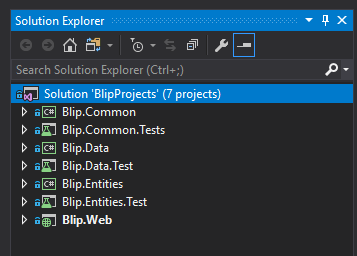 Visual Studio new ASP.NET Web Application