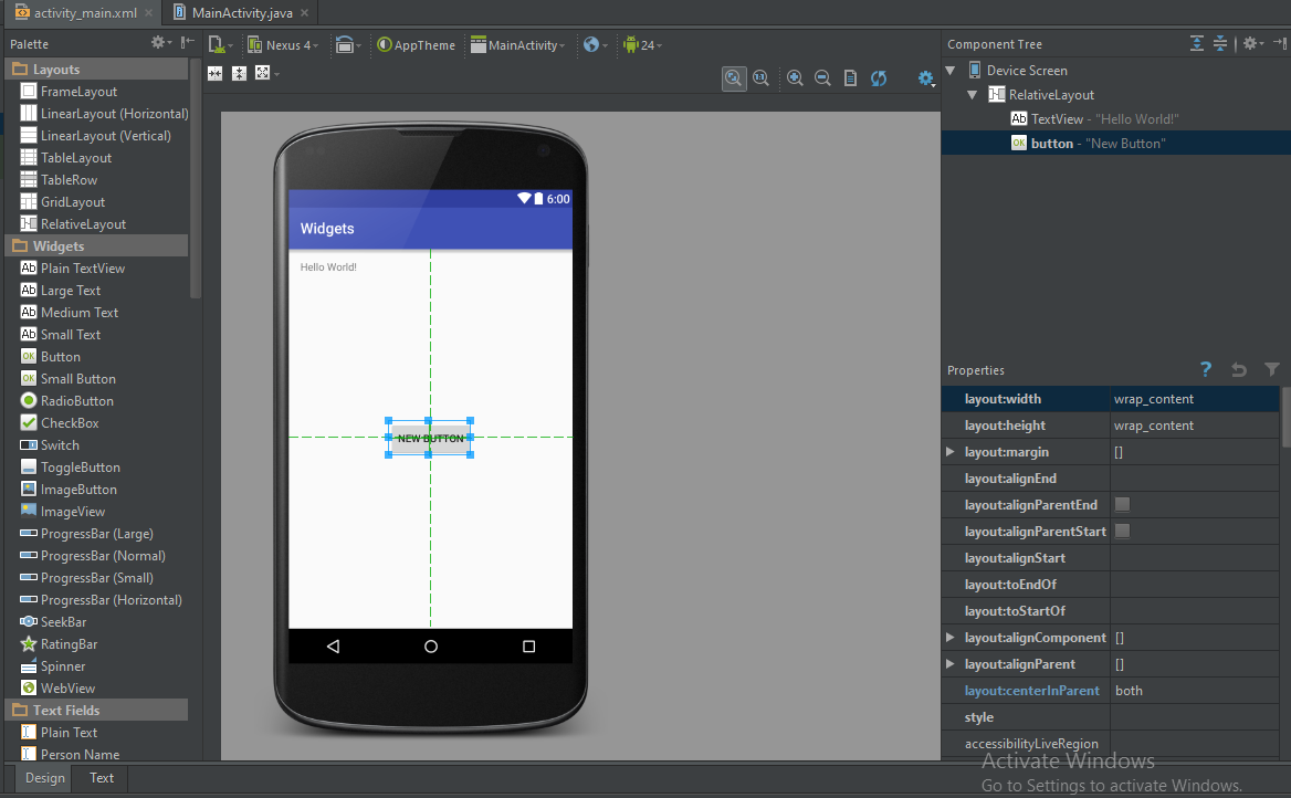 Android Studio: How to Create and Use Widgets | Pluralsight | Pluralsight