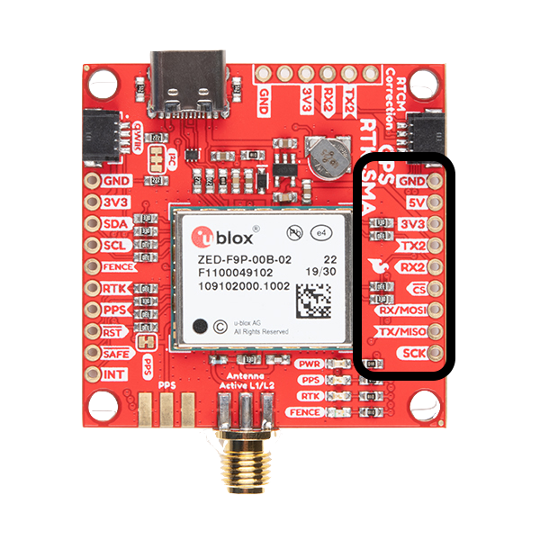 GPS-RTK-SMA UART