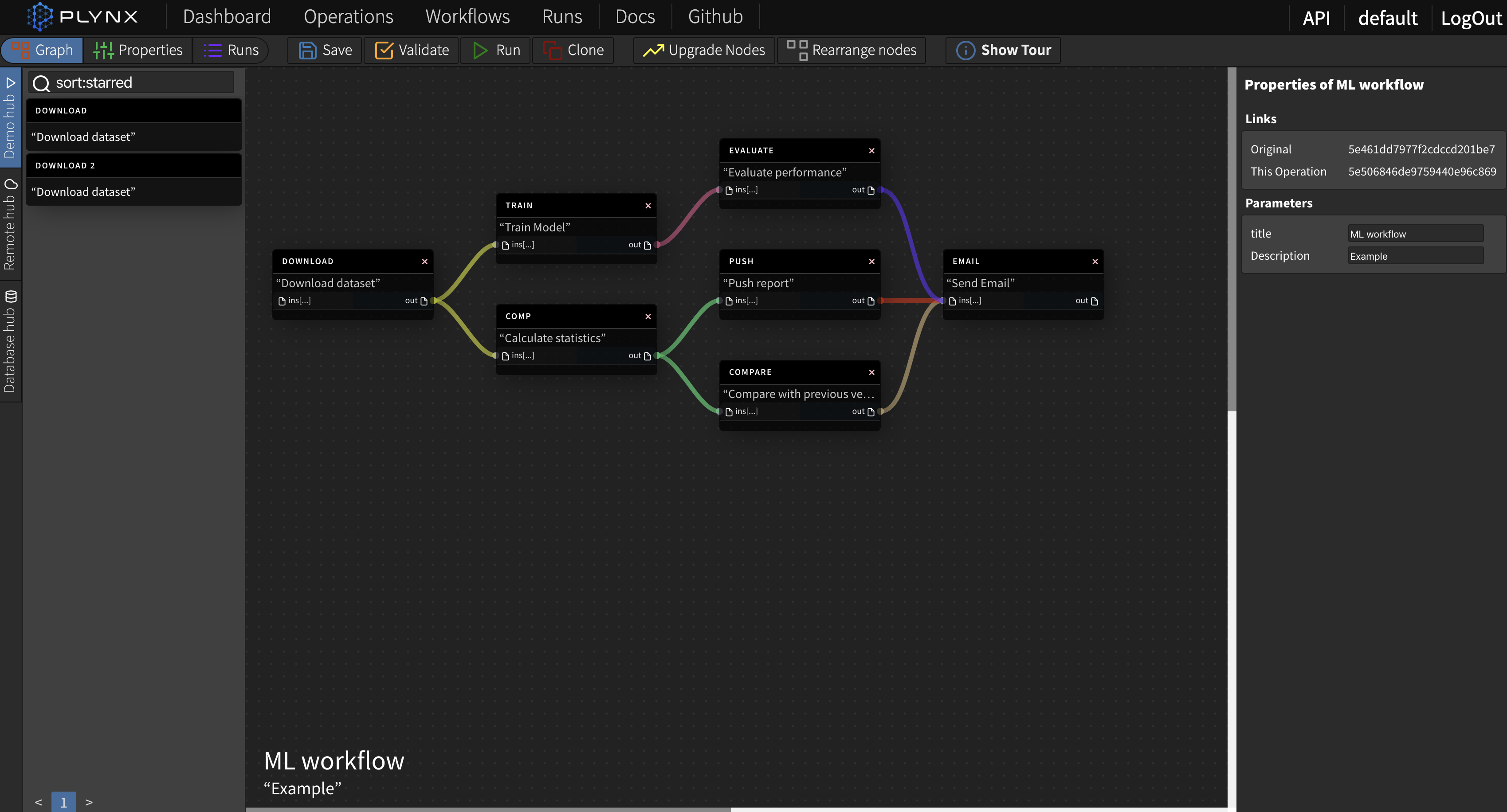 interactive graph editor