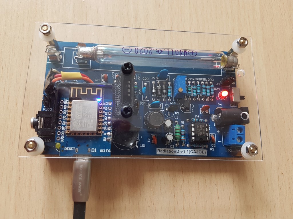 RadiationD-v1.1 Board with D1mini Mount