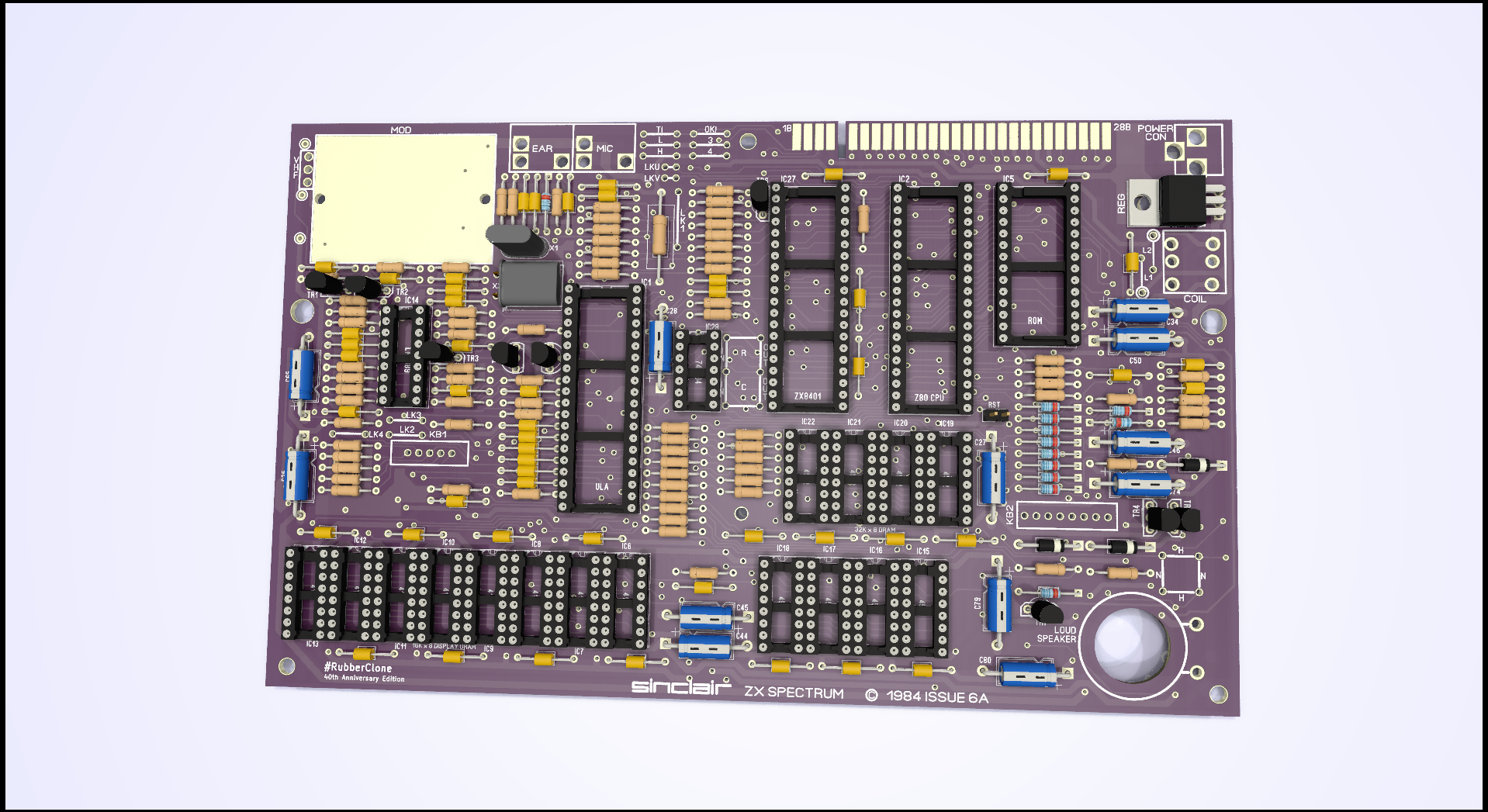GitHub - pmandes/zx-spectrum-issue6a-replica: ZX Spectrum 48k 