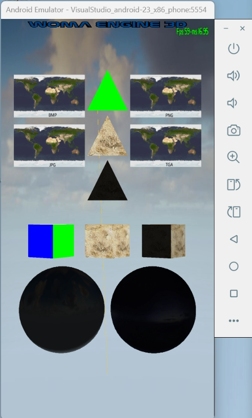 WoMA3Dengine at Level 29 BASIC INTRO DEMO Android ARM64/x86