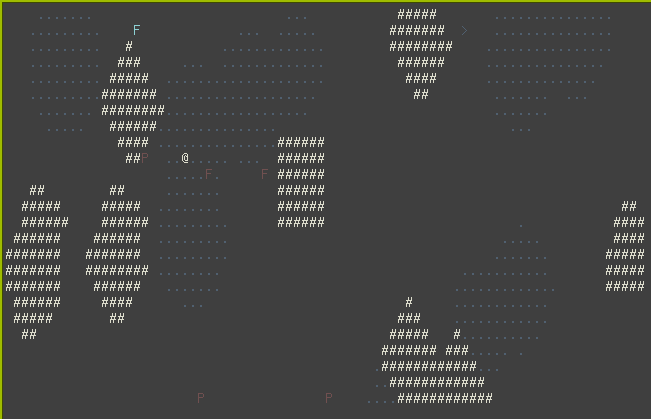 Screenshot of a typical game
