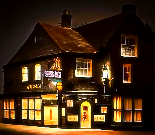 urlocal logo: a generated image of a local pub, as one might find in Europe