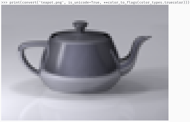 teapot example