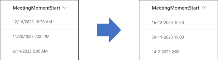 Date Notation preview