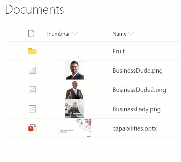 Column Samples - List Formatting Samples