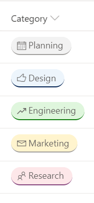 sp-css-backgroundColor-* - List Formatting Samples