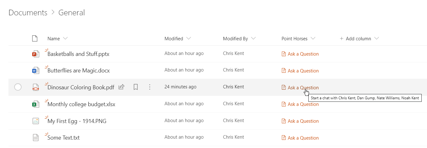 Multi-Person Teams Chat Link preview