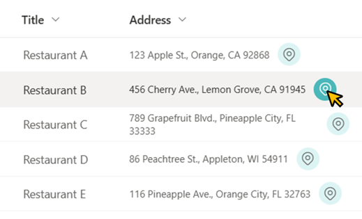 Display Link to Google Maps preview