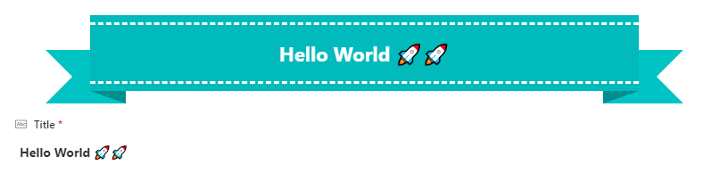 Ribbon Header preview