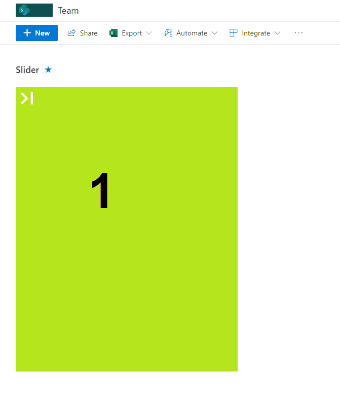 Image Slider preview