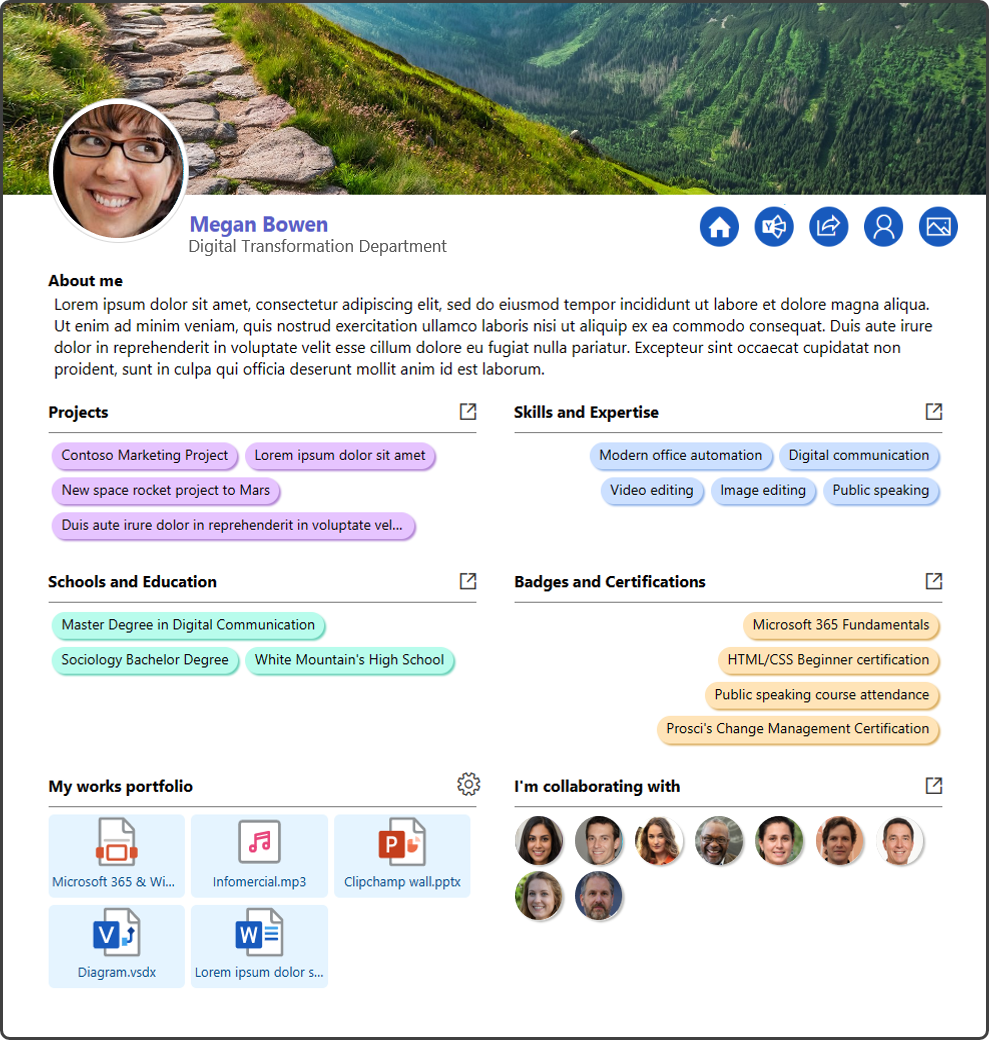 Internal CV preview