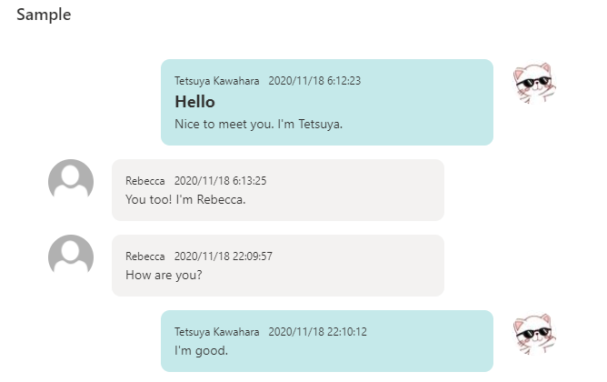 Message Chat Bubbles preview