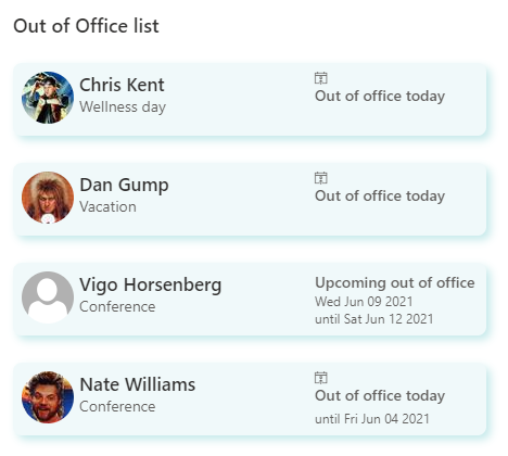 Out of Office preview