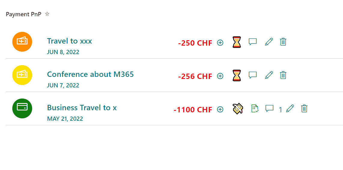 Payments preview
